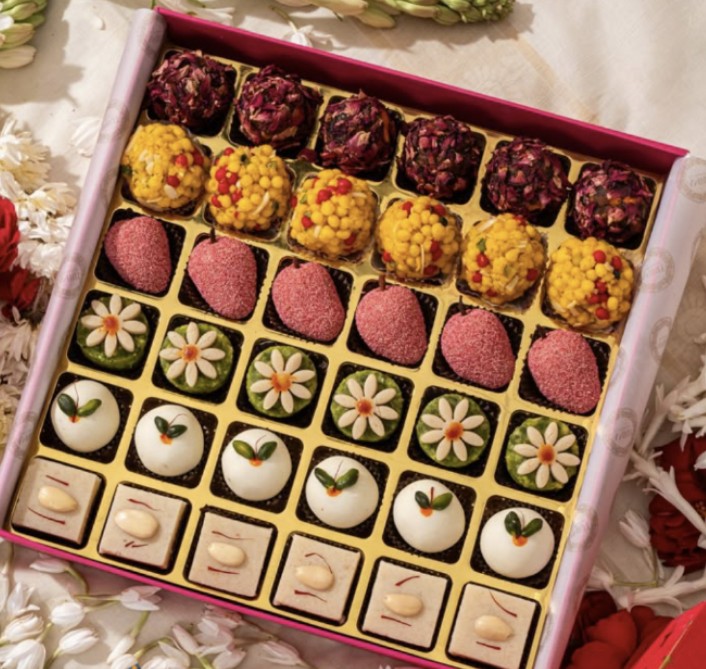 Assorted premium mithai gift box