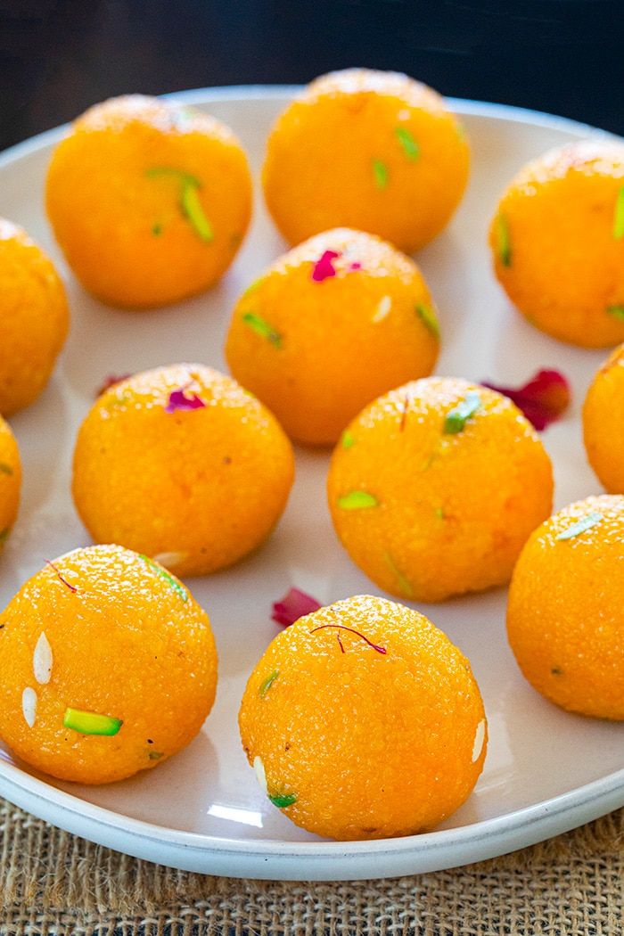 Boondi ladoo, festive coarse boondi sweet