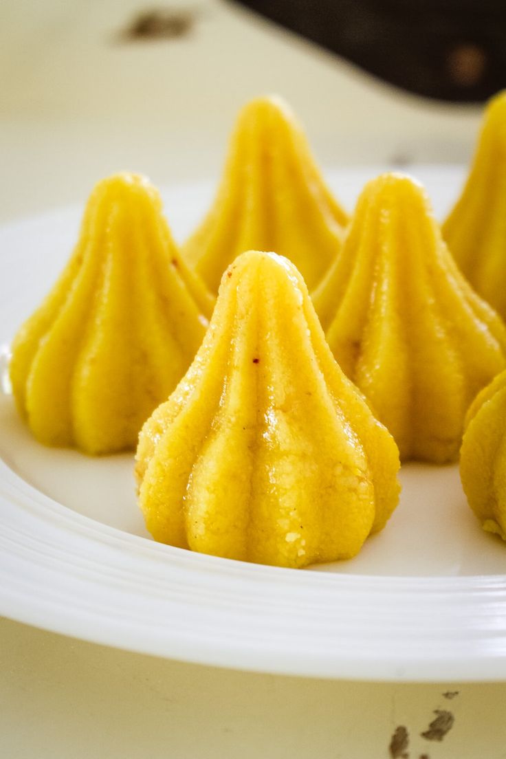 Kesar modak, saffron modak for Ganesh Chaturthi